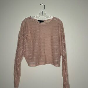 Forever21 Nude Mesh Top